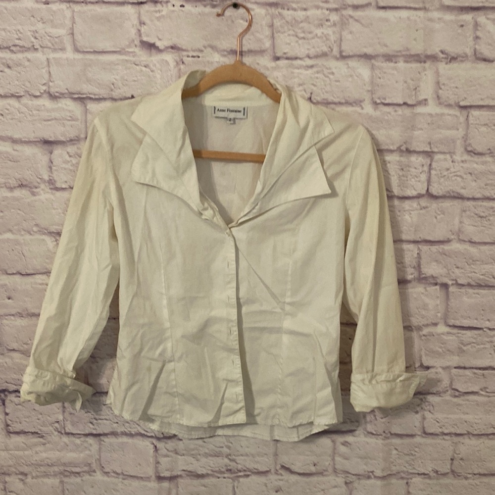 Anne Fontaine White Blouse
